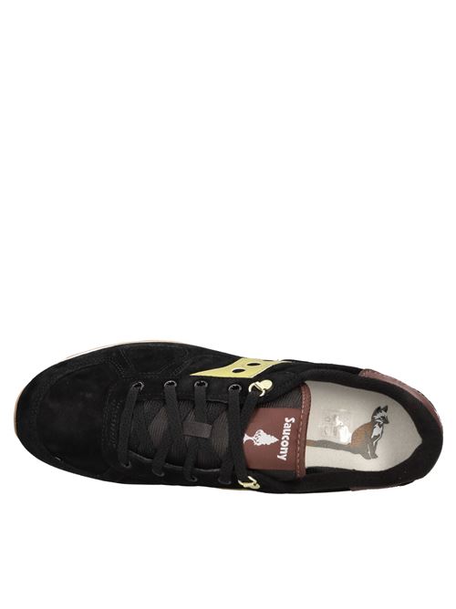 Suede and faux leather trainers SAUCONY | SHADOW ORIGINAL UNERO-ORO.MARRONE